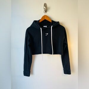 Gymshark Women’s XS Cropped Pullover Hoodie “Think like a visionary” on the back
